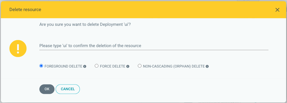 ArgoCD Delete