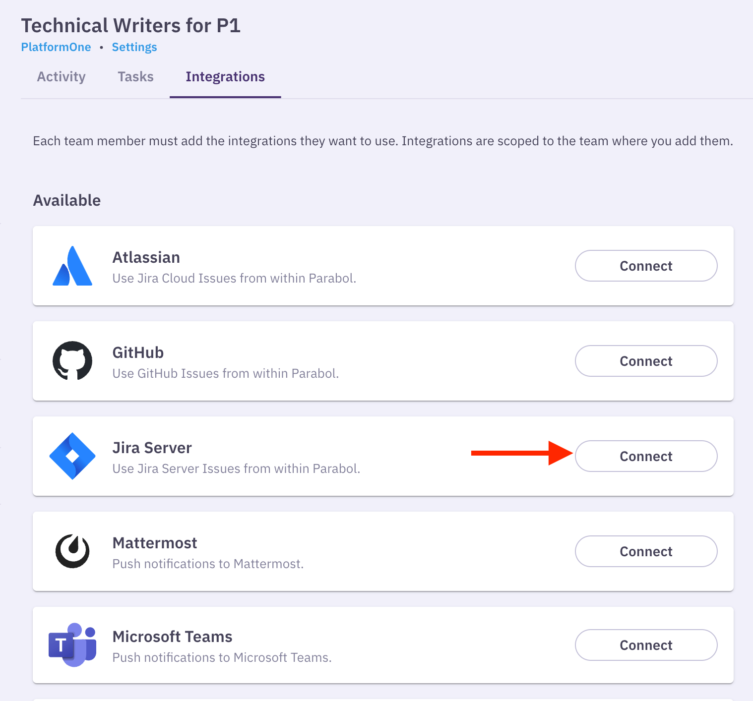 Connect Jira