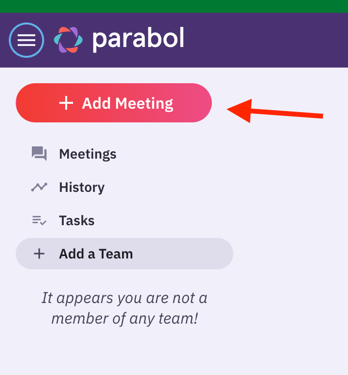 add a meeting