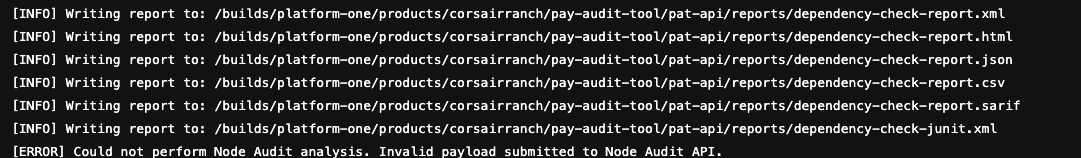 Error messages