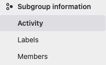 subgrouop