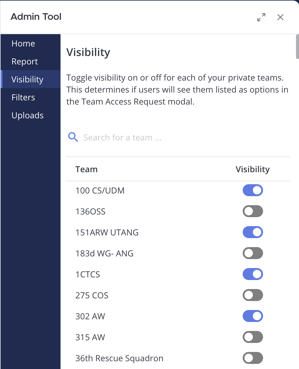 Visibility Tool